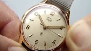 Men's GUB Glashutte Germany cal.60.3 good condition military wristwatch circa1955