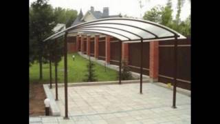 Навес своими руками фото