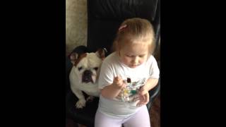 Английский Бульдог. Мы любим мороженое. / British Bulldog
