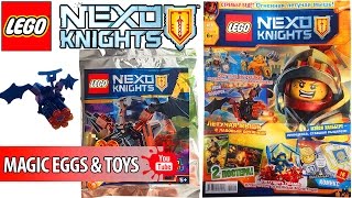 ЛЕГО НЕКСО НАЙТС Журнал #Лего Нексо Найтс №9 2016 + Огненная Летучая Мышь Magazine Lego Nexo Knights