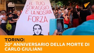 Torino: 20° anniversario della morte di Carlo Giuliani