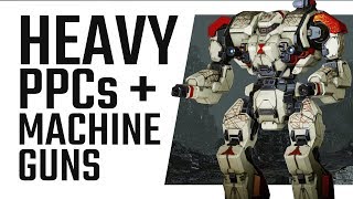 Heavy PPCs + Machine Guns are great! Warhammer Black Widow - Mechwarrior Online The Daily Dose #306