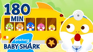 Baby Shark Wheels on the Bus and More | +Compilation | BEST Stories for Kids 