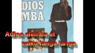 Adios Alemba et zaiko langa langa  dans " nickes "