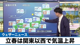 お天気キャスター解説 あす 2月4日(土)の天気