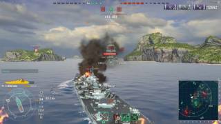 WOWS линкор Montana, как ваншотнуть Yamato