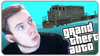 ЛЕТАЮЩИЙ ПОЕЗД В GTA SAN ANDREAS!? ТАКОГО БАГА Я ЕЩЁ НЕ ВИДЕЛ!