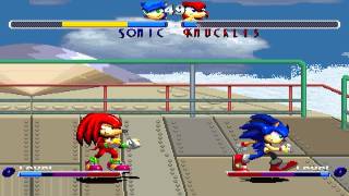 Sonic Freedom Fighters 2 Plus Match #1 - Sonic vs Knuckles