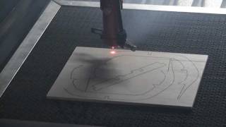 100w Laser Cuting 4mm thick plywood