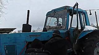 Турбо выхлоп МТЗ 80. Свисток в трубе. Классный звук1