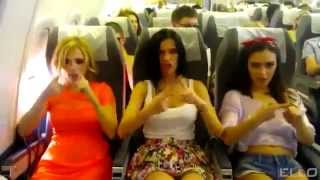 Las SEREBRO liandola en un avion ( МАЛЬЧИК - Malchick)