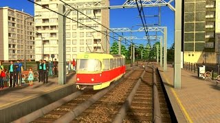 Trams in Cities Skylines / Трамваи в Cities Skylines