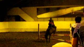 kristine og zack på sprangtrening