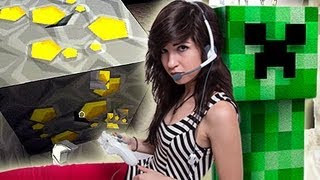 I FOUND GOLD! -Minecraft with Sabrina