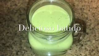 Batido de espinacas y avena
