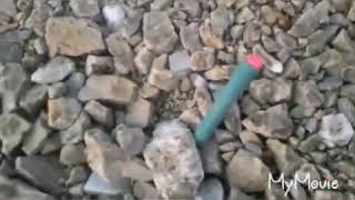 Veliki pirat i velika mega;Testiranje petardi #1