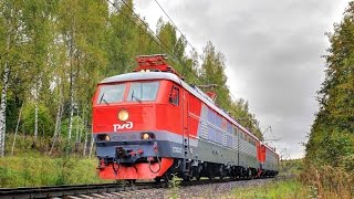 Электровозы ЧС200-010 / 011 (Транспортировка с завода)