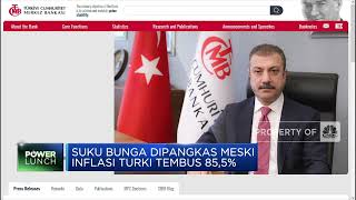Lagi, Bank Sentral Turki Pangkas Suku Bunga Acuan Jadi 9%