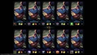All 5v5 yasuo pentakill - League of legends