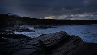 Ocean Thunderstorm Sounds at Sea | Stormy Waves, Rain & Thunder Sounds for Relaxing & Deep Sleeping