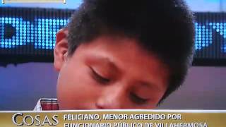 Feliciano menor agredido en Tv Azteca