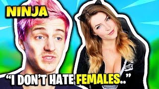 NINJA REACTS TO FEMALE STREAMERS SEXIST ACCUSATIONS | Fortnite Daily Funny Moments Ep.162