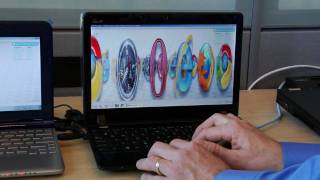 Internet Explorer 9 Demo on NVIDIA ION Netbook