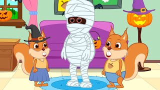 Famille d'Écureuil - Fantôme à la Fête d'Halloween Vidéos Animé 2020 en Français 13+