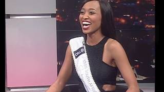 Thomas Mlambo, host of sport @ 10 interviews  Miss South Africa 2016
