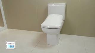 Крышка сиденье Roca Multiclin 811503000 с микролифтом, петли хром 22