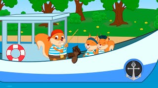 Famille d'Écureuil - Bateau Pirate Animé 2023 en Français