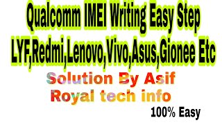 Qualcomm Cpu IMEI Number Repair & Write
