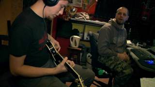 KABANOS - Lodzia (gitara) - sesja nagraniowa płyty "Kiełbie we łbie"