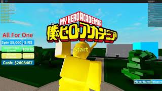 Spinning Common For A Legendary Quirk!!! Boku No Roblox :Remastered