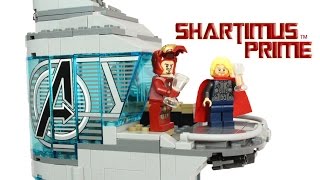 Lego Attack on Avengers Tower Age of Ultron Movie Building Playset Toy Review