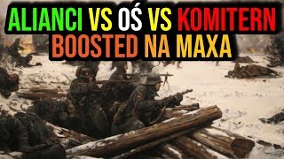 OŚ vs KOMINTERN vs Alianci - Kto wygra? BOOSTED MAX | Hearts of Iron IV