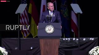 USA: Bush warns of domestic extremism on 9/11 anniv in Pennsylvania