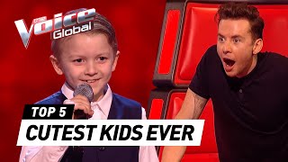 CUTEST ? Blind Auditions worldwide in The Voice Kids [PART 3]