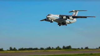 Тушение государственного природного заповедника в Мордовии самолетами Ил-76