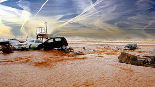 Chemtrails in the sky, and then severe flooding and hail hit Tennessee! Haarp footage from the USA!