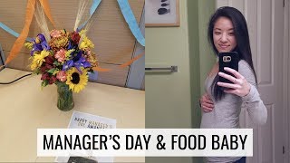 MANAGER'S DAY & FOOD BABY | October 17-21, 2018 Vlog