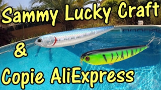 Test leurre Sammy Lucky Craft Vs imitation AliExpress / pêche