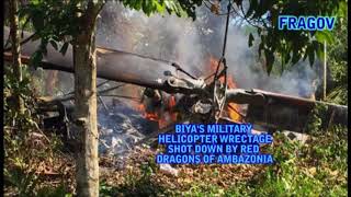 AMBAZONIA RED DRAGONS SHOT DOWN BIYA'S HELICOPTER