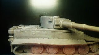 Танк TIGER 1 из пластилина ☐ "ТИП"