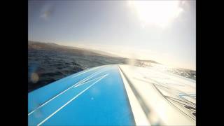 TEST CHAUDRON POWERBOAT 25 FEET, MERCURY 350 VERADO IN CORSICA CAMERA GOPRO HD