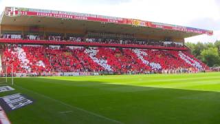 Choreo vor 1. FC Union Berlin - FC St.Pauli - 6. Spieltag 2013/2014