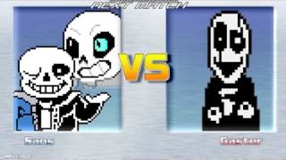 Санс против Гастера (Sans VS Gaster). Кто сильнее? #1