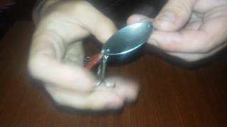 Самодельная блесна из чайной ложки.