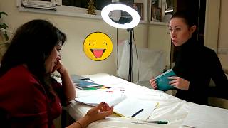 Basic course on the Permanent makeup by Kosolapova Nadejda. Student Lenie. 1 lesson.