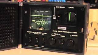 Sony ICF-7800 Newscaster 3 Band Receiver - Radio-Legende von 1976